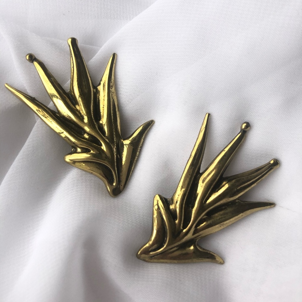Vintage Gold Handmade Earrings